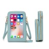 Touch Screen Waterproof Leather Crossbody Phone Bag